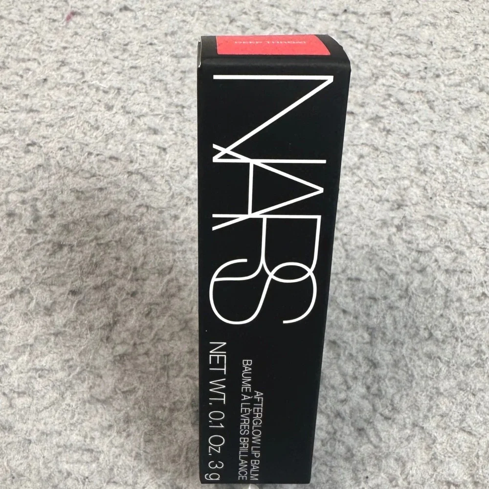 NARS Afterglow Lip Balm Deep Throat 0.1oz Pink Gold Shimmer Sheer Shine NWT